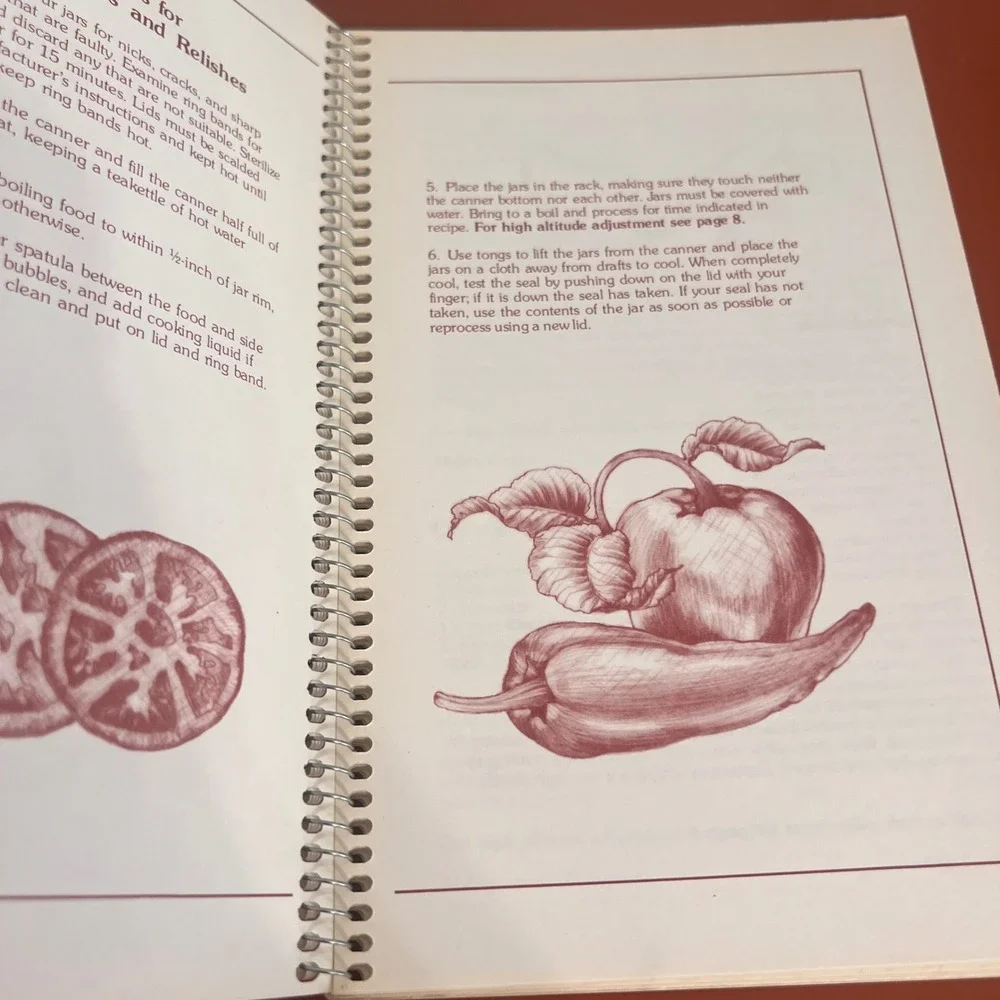 Miriam B Loo's Home Canning Guide 1981 Vintage Spiral Cookbook‎ Current Inc 2184